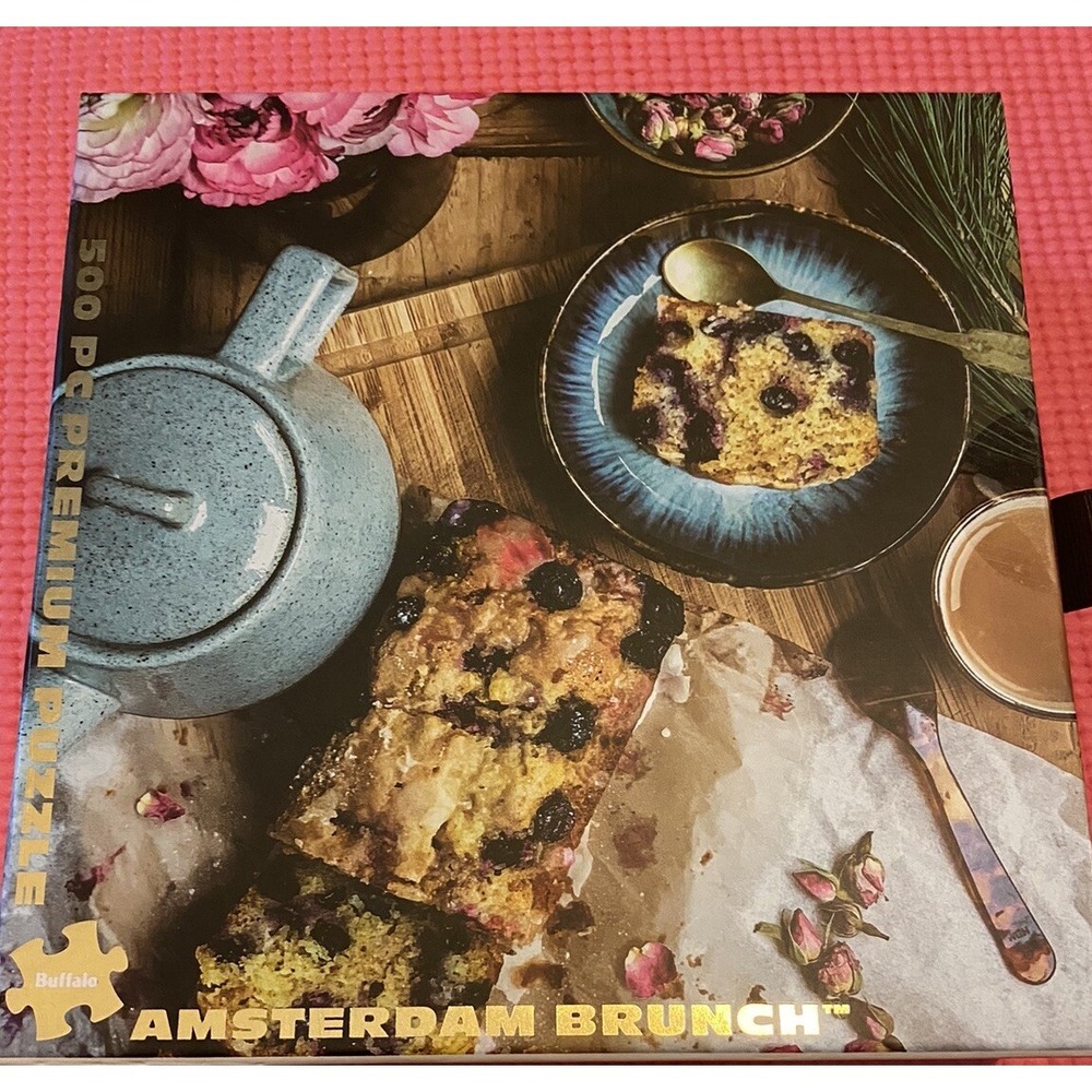 Buffalo Premium 500 Pc Puzzle Amsterdam Brunch Brand New Sealed In Box